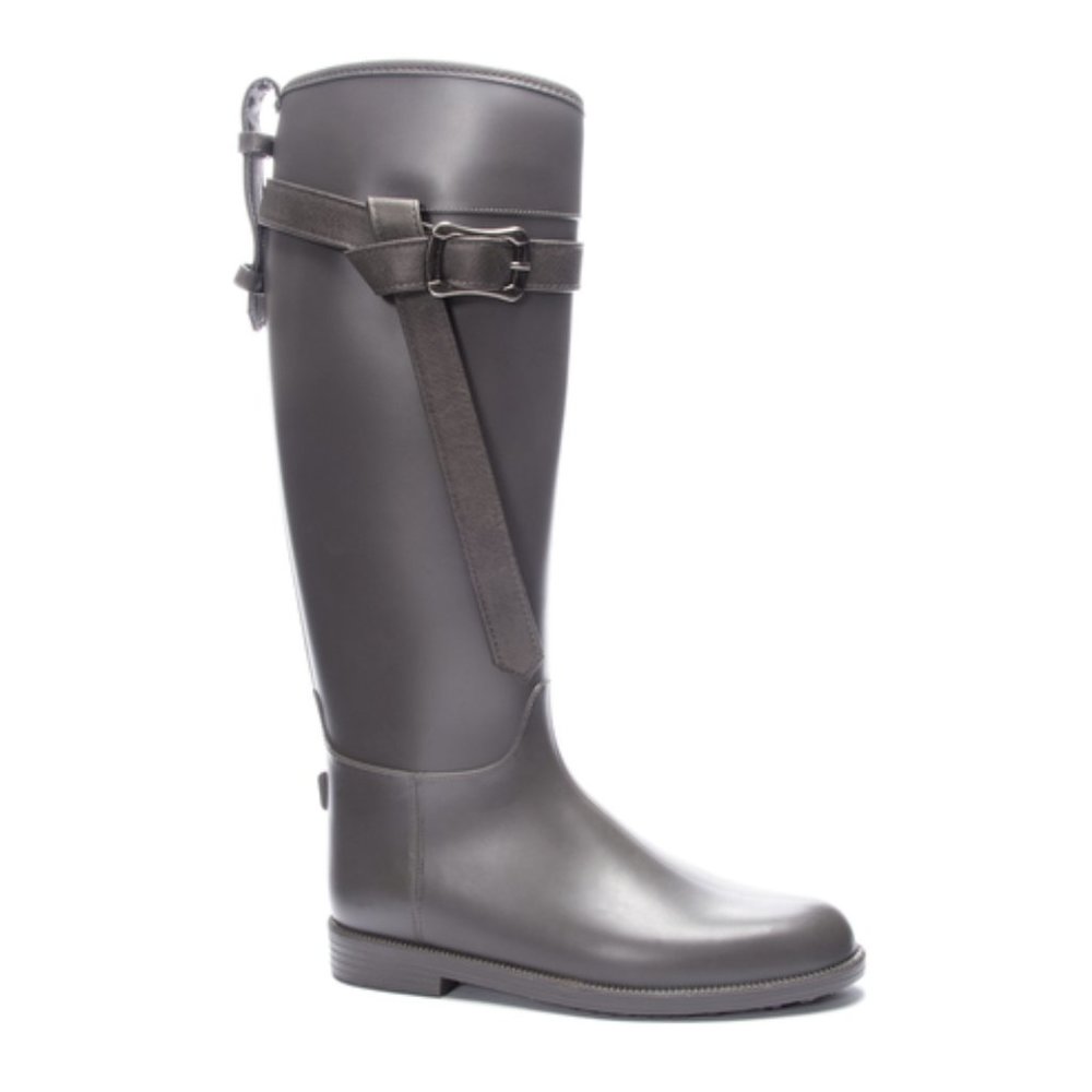 Equestrian riding inspired rain boots Dirty Laundry Riff Raff (Lulus)